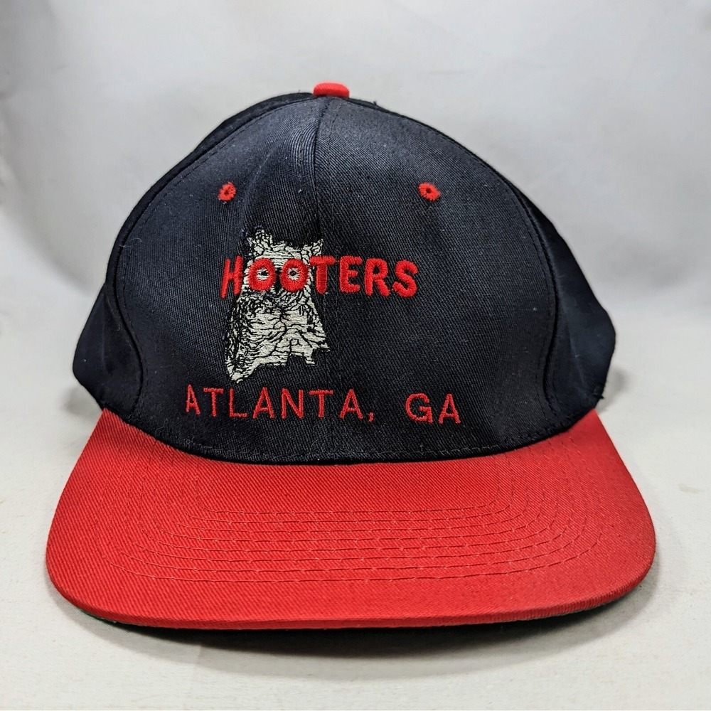 Hooters Restaurant Cap Hat Snapback Atlanta Georgia Vintage‎ KC 90s
